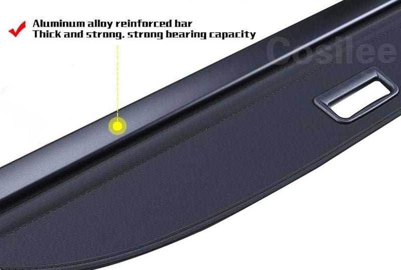 Cosilee Retractable Trunk Cargo Cover for 2019-2023 Toyota Prius (L Eco/XLE/Limited) - Privacy Security Shade Tonneau Shield - Image 4